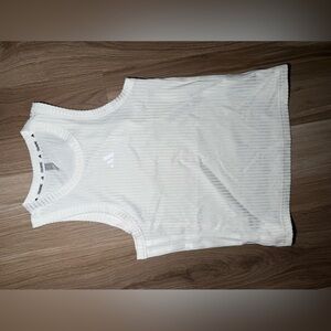 Adidas workout top white